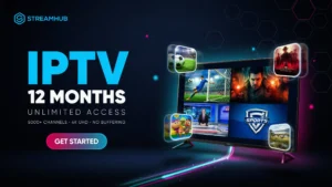 IPTV 12 month subscription